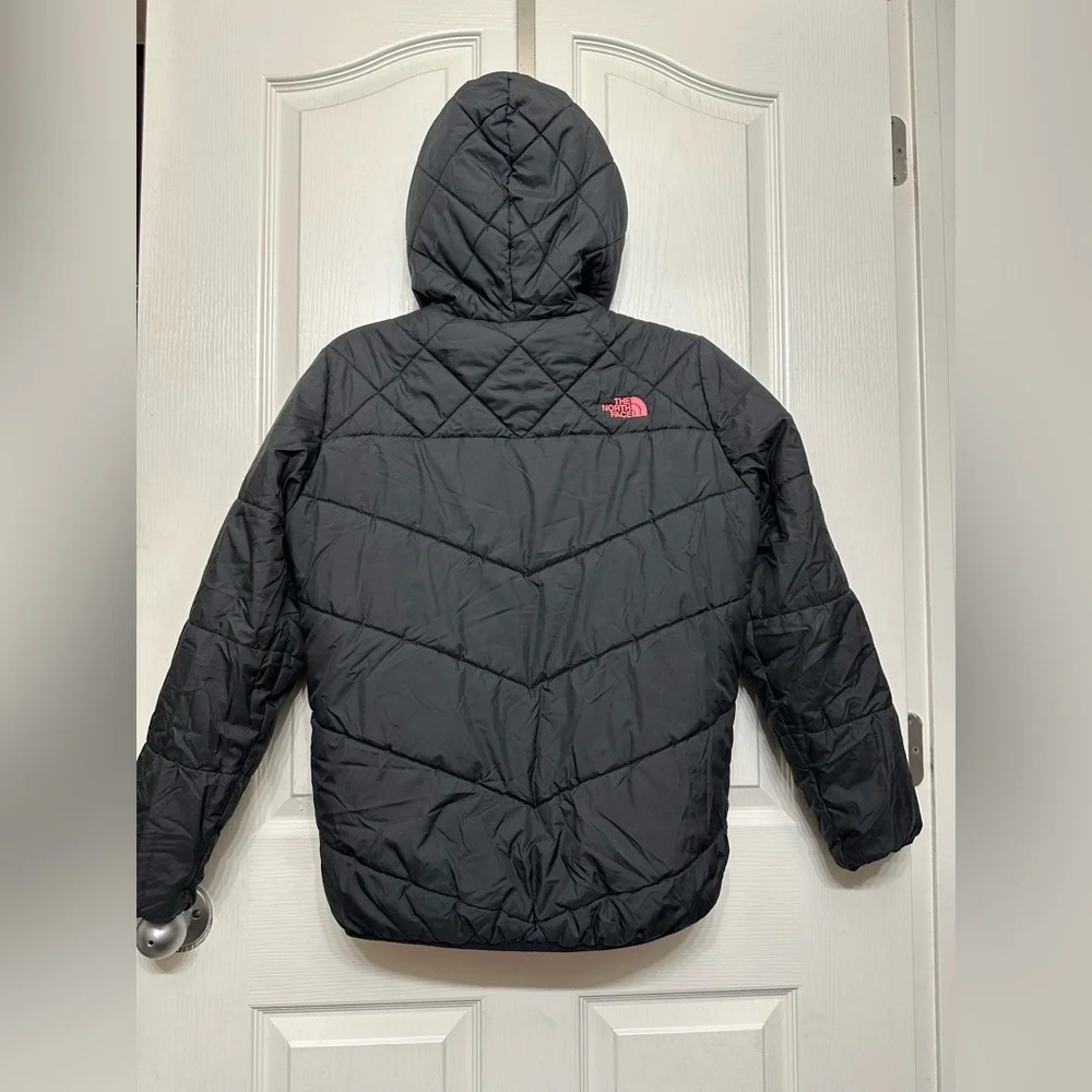 The North Face Girls Reversible Puffer Jacket- Size XL 18